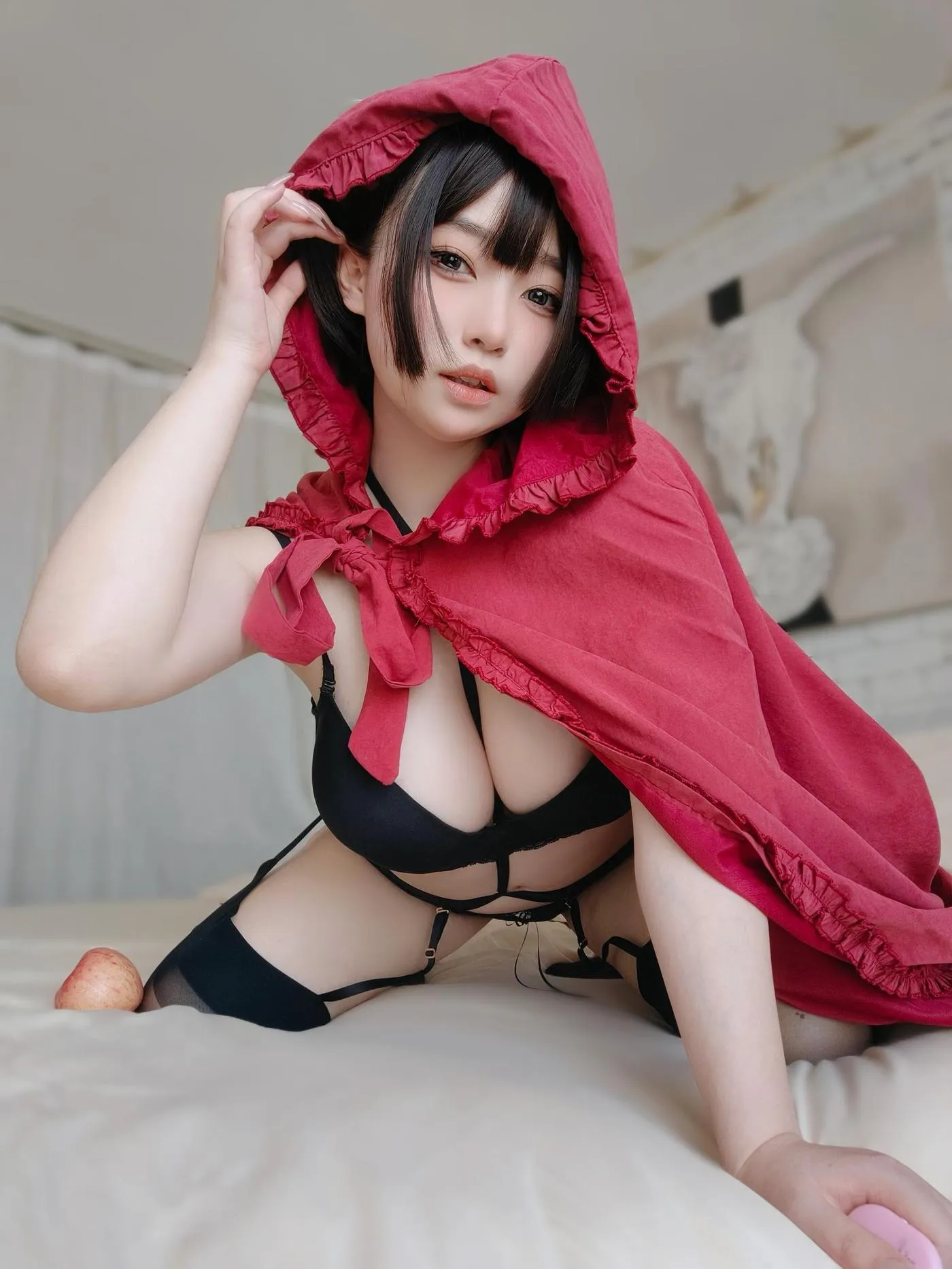 女主K – NO.25 小红帽和红苹果 [86P]插图3